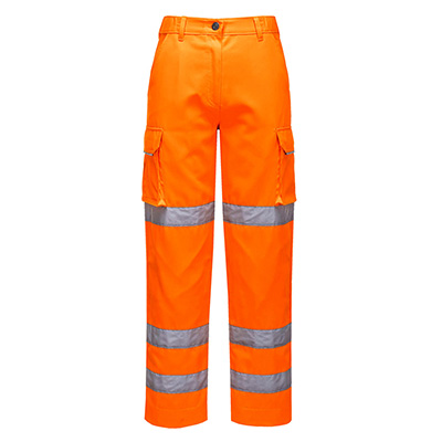 HiVis Women's Three Band Work Trousers