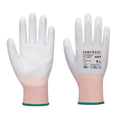 LR13 ESD PU Palm Glove (Pk12)